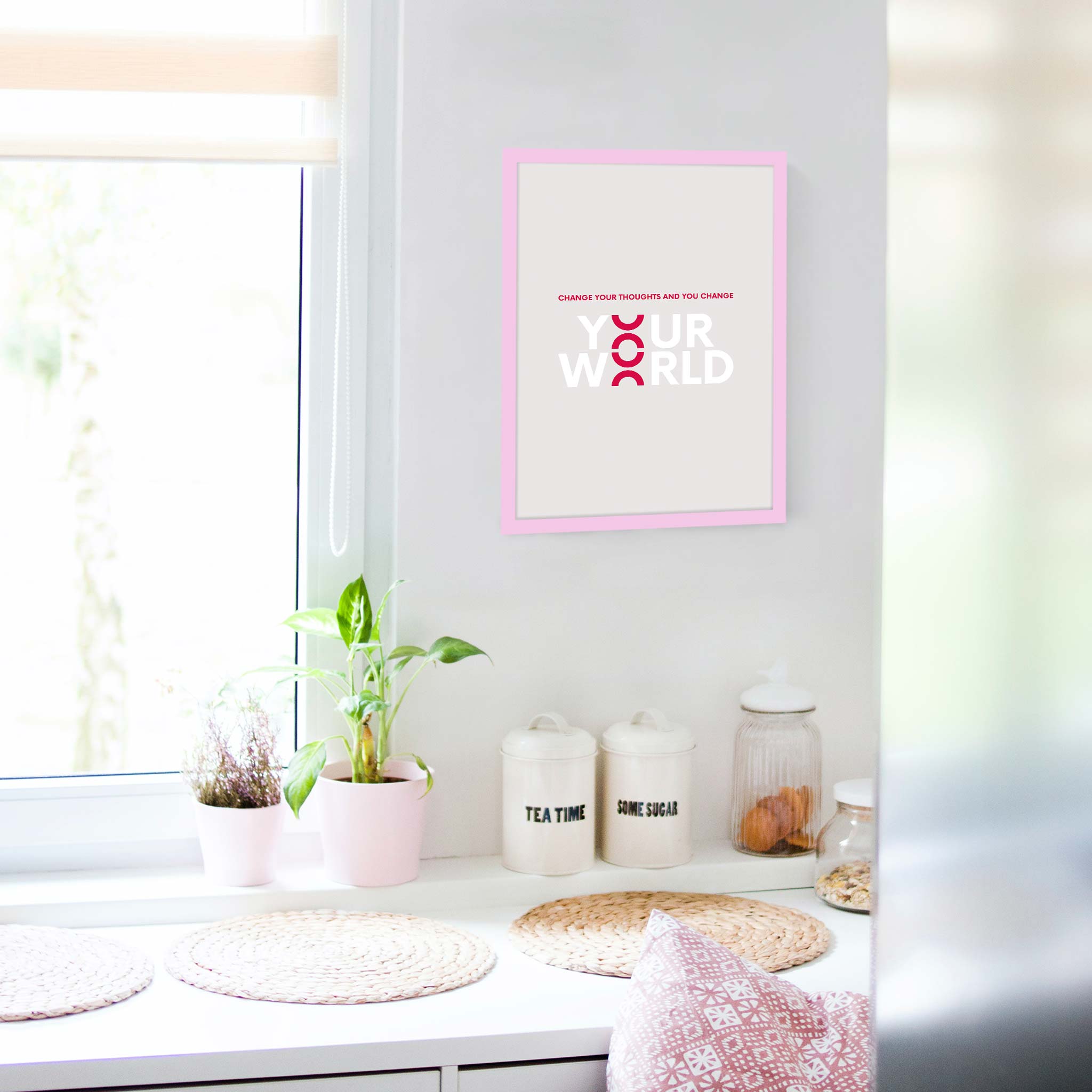 Change your thoughts and you change your world