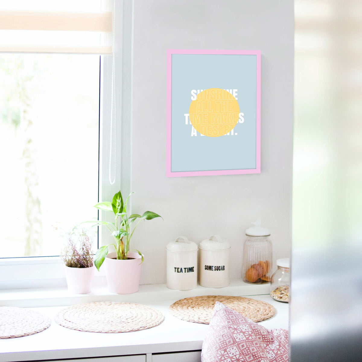 Sunshine all the time makes a desert