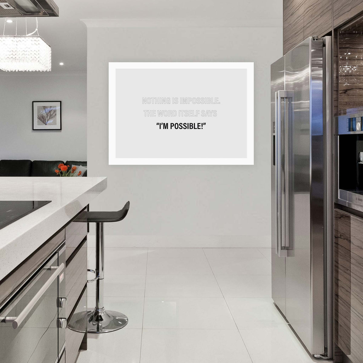 Nothing is impossible. The word itself says ‘I’m possible!&#39;