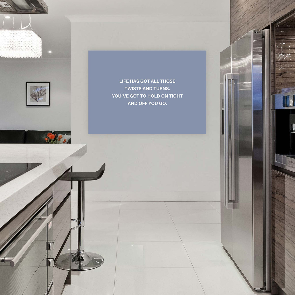 Life has got all those twists and turns. You’ve got to hold on tight and off you go