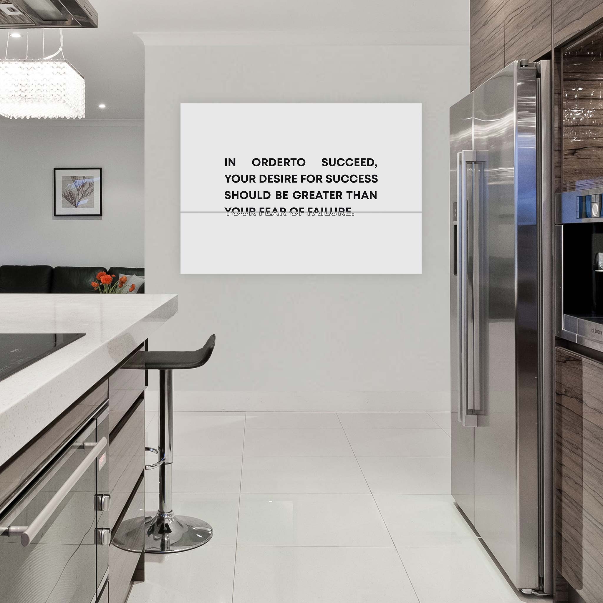 In order to succeed, your desire for success should be greater than your fear of failure