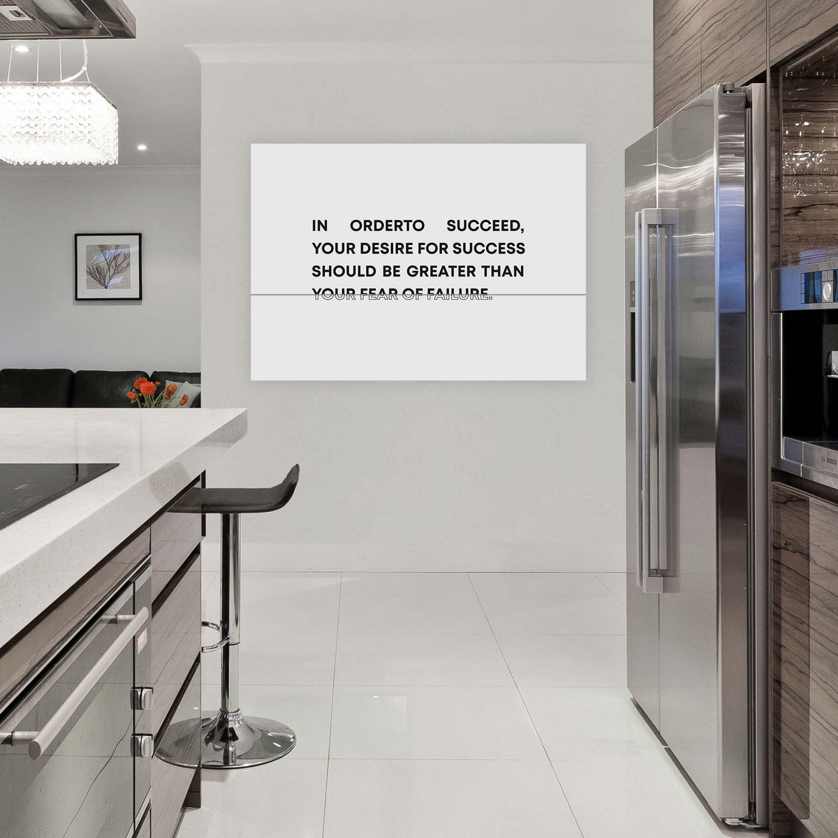 In order to succeed, your desire for success should be greater than your fear of failure