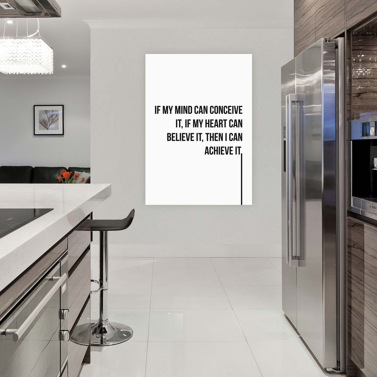 If my mind can conceive it, if my heart can believe it, then I can achieve it