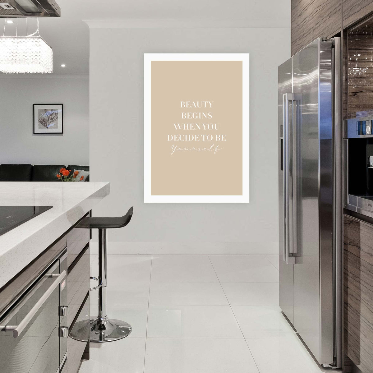 Beauty begins the moment you decide to be yourself