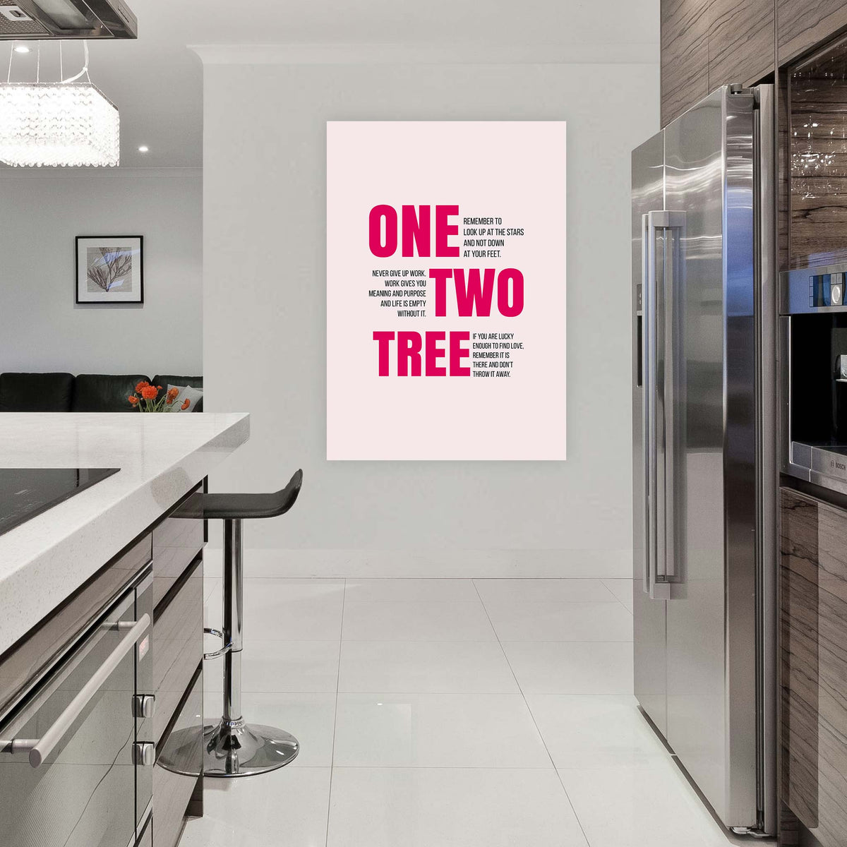 One, remember to look up at the stars and not down at your feet. Two, never give up work. Work gives you meaning and purpose and life is empty without it. Three, if you are lucky enough to find love, remember it is there and don’t throw it away