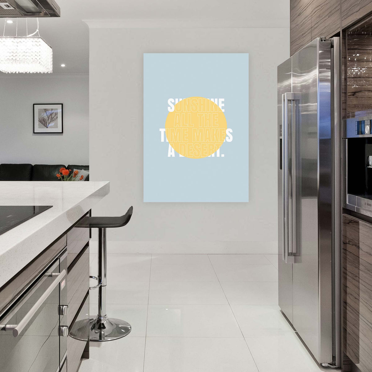 Sunshine all the time makes a desert