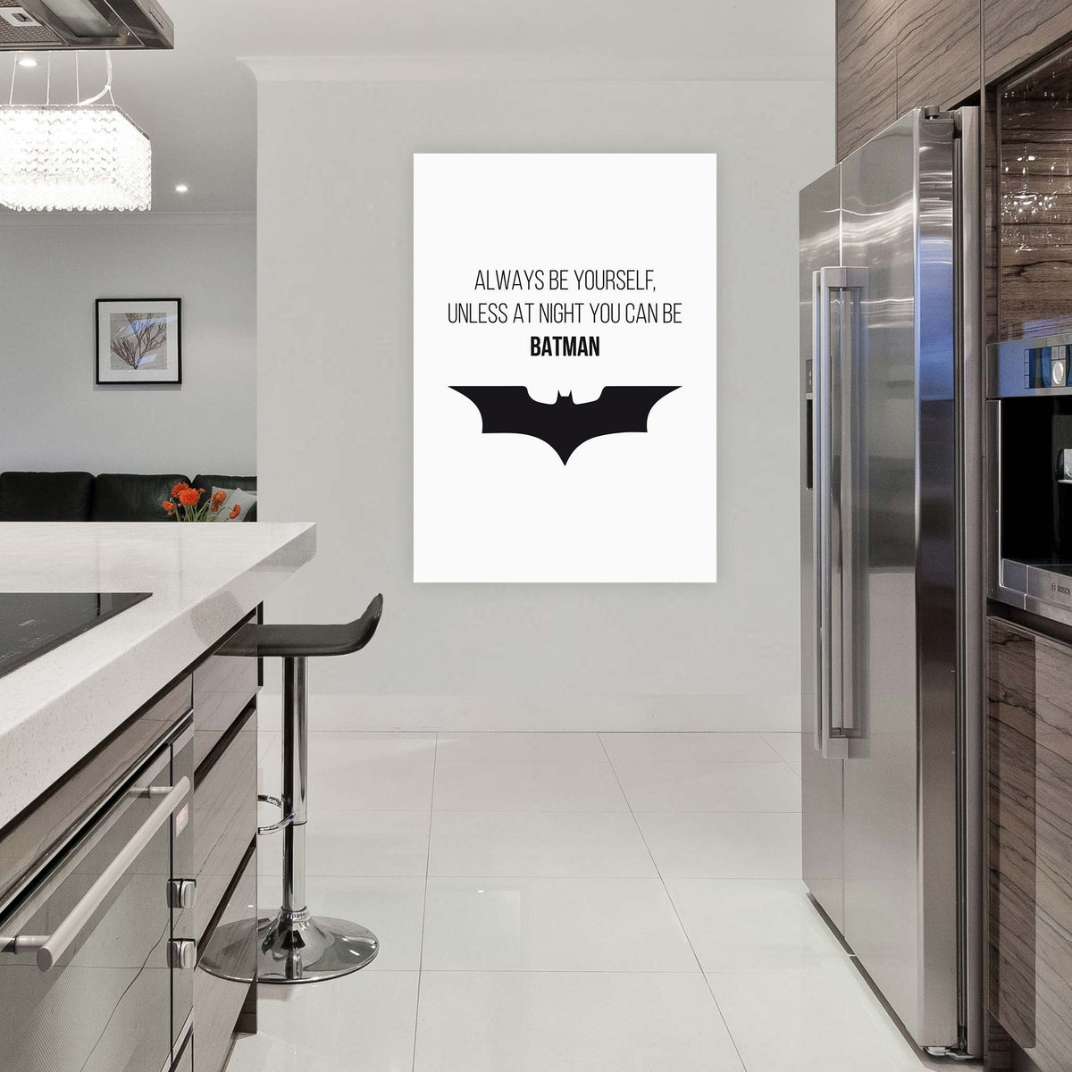 Always be yourself, unless at night you can be Batman