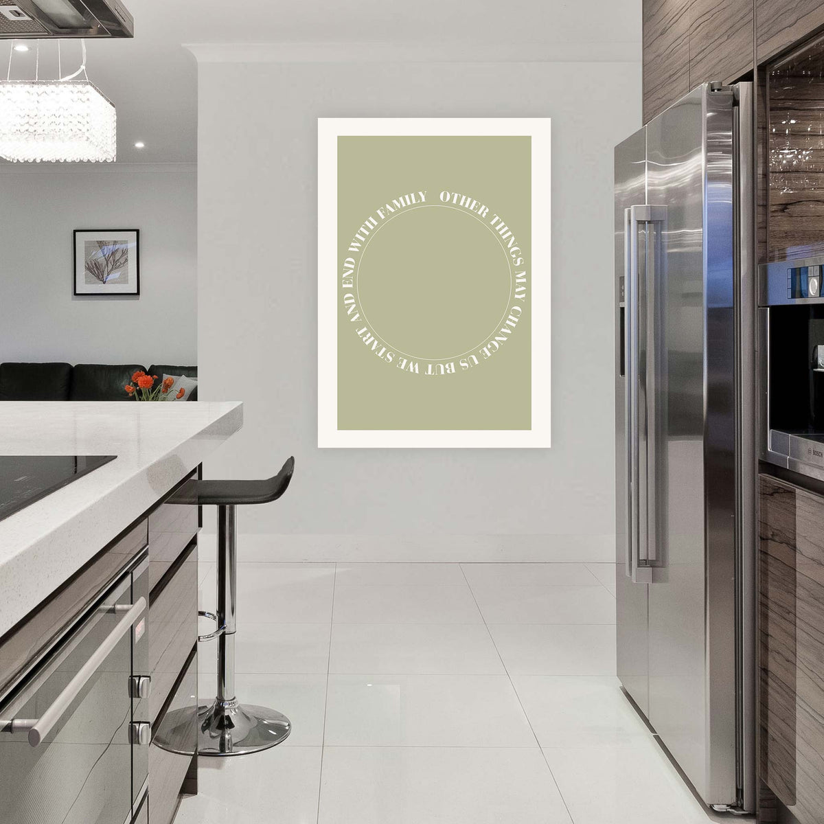 Other things may change us but we start and end with family