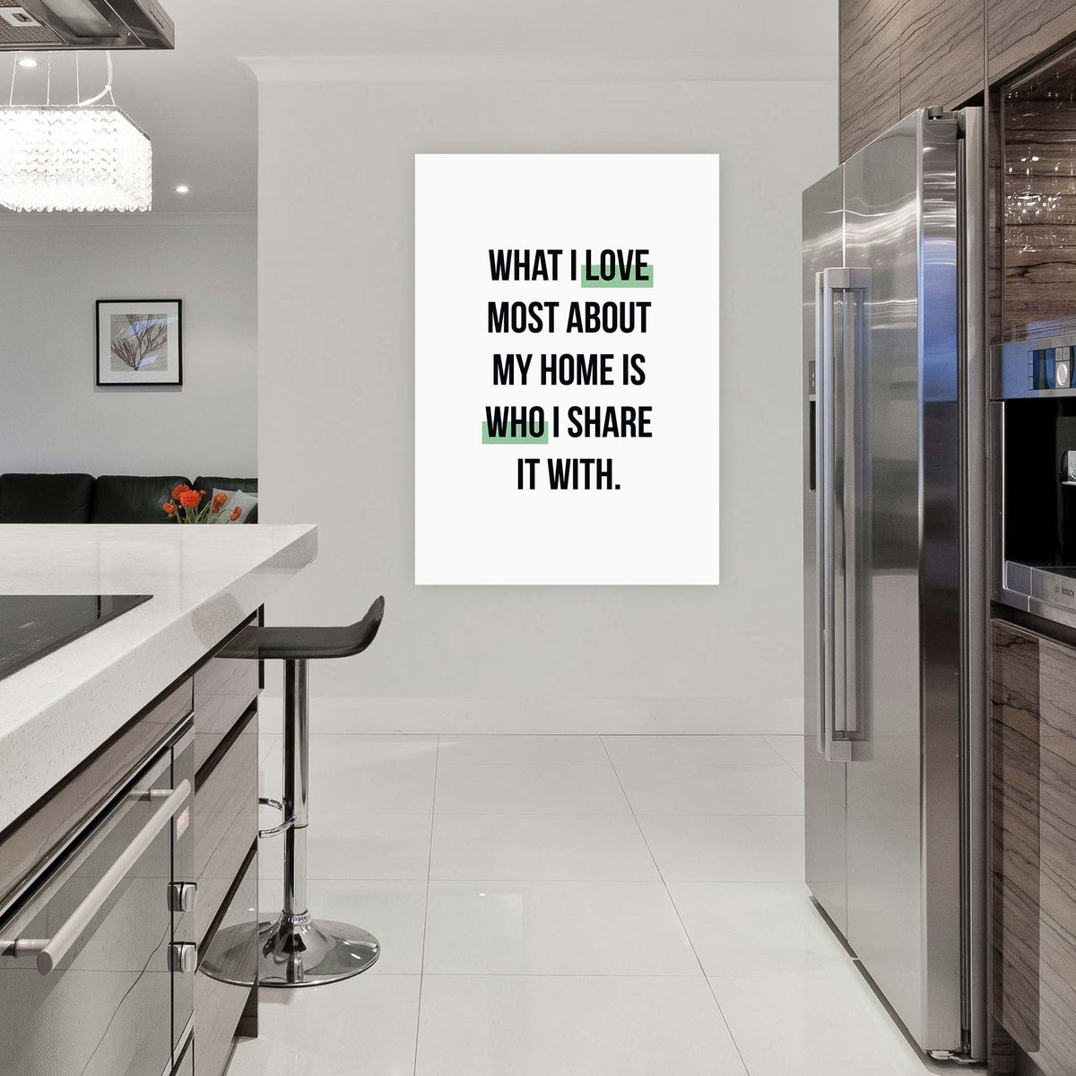 What I love most about my home is who I share it with