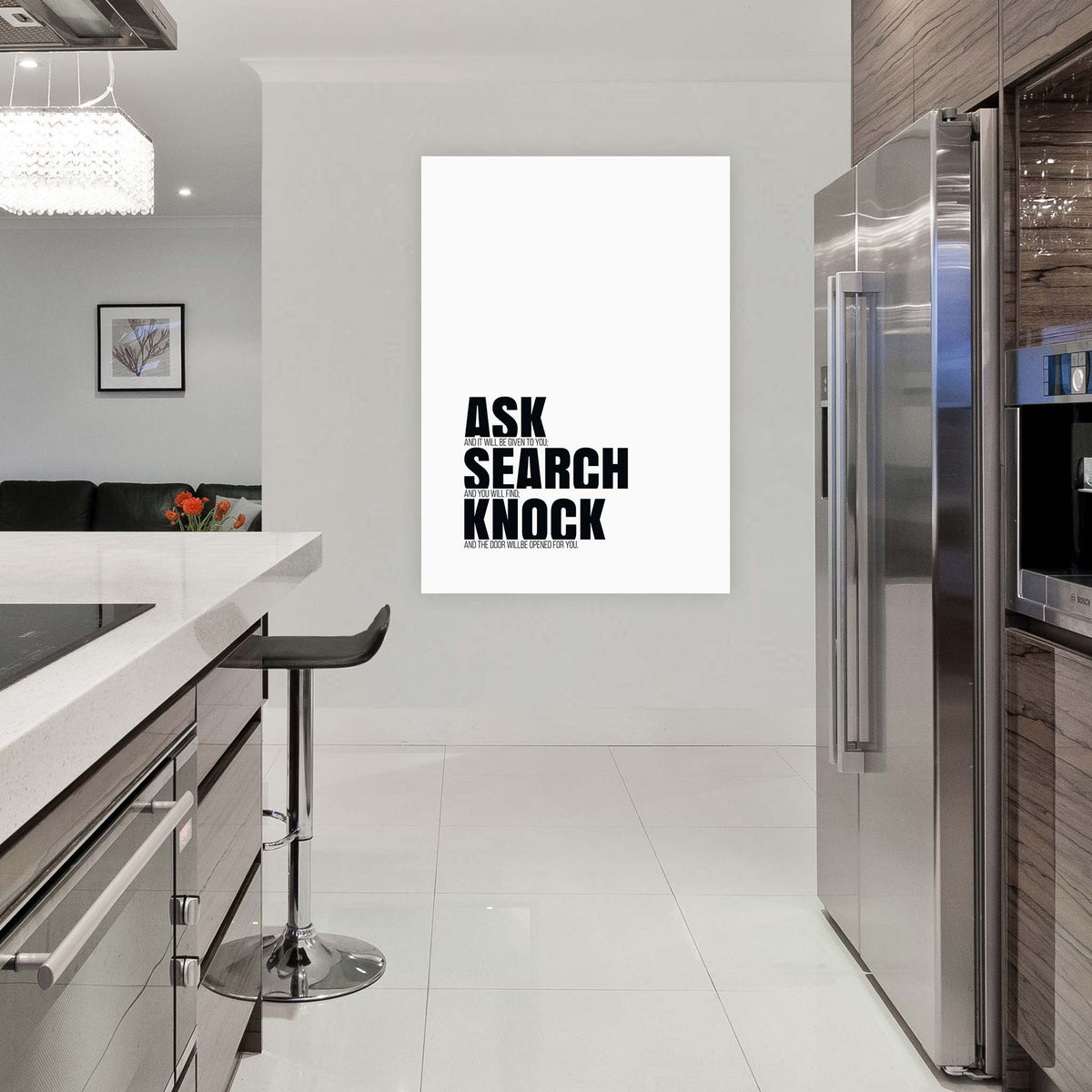 Ask and it will be given to you; search, and you will find; knock and the door will be opened for you