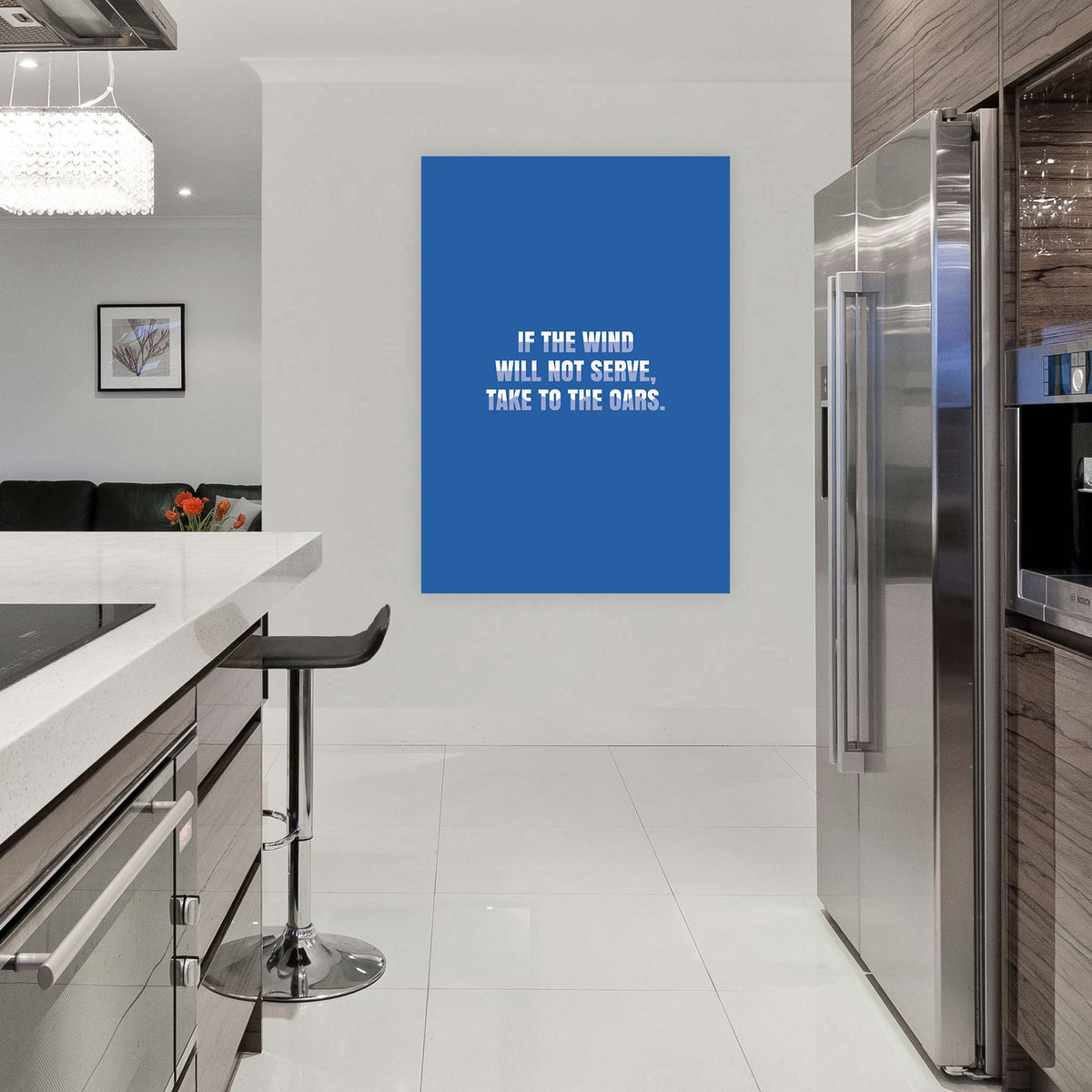 If the wind will not serve, take to the oars