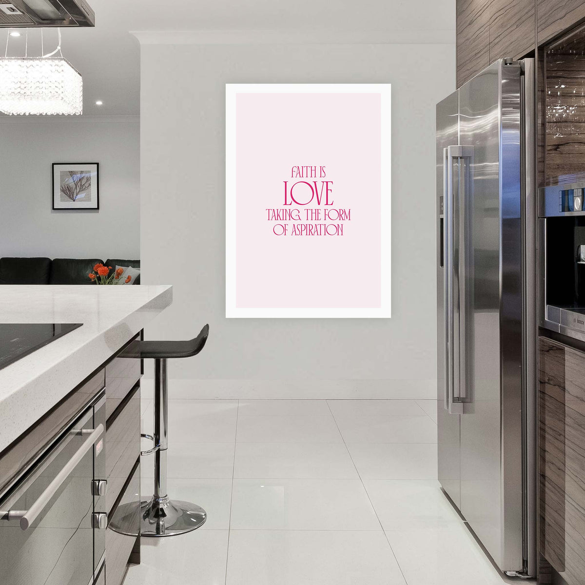 Faith is love taking the form of aspiration