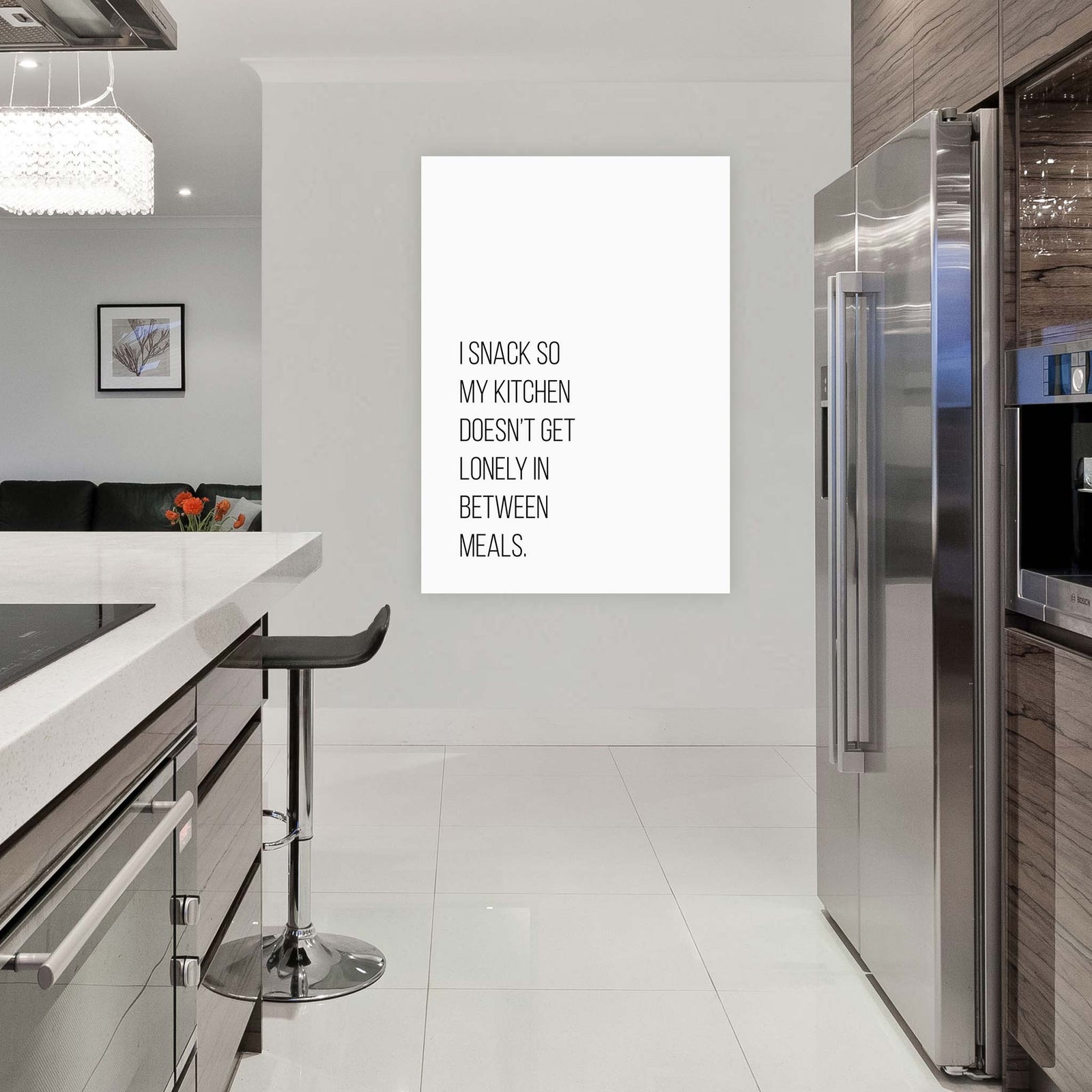 I snack so my kitchen doesn’t get lonely in between meals