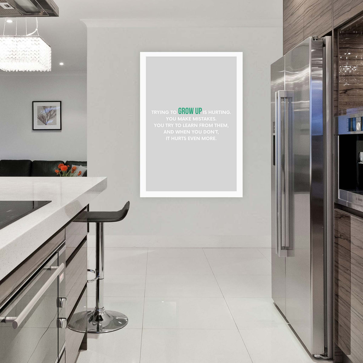 Trying to grow up is hurting. You make mistakes. You try to learn from them, and when you don’t, it hurts even more