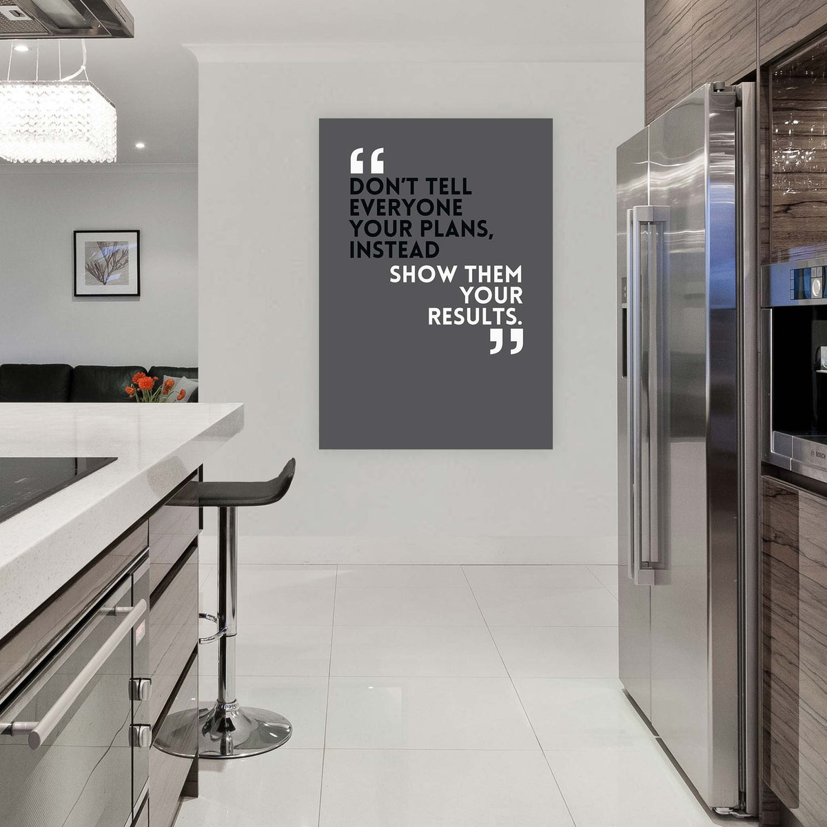 Don’t tell everyone your plans, instead show them your results