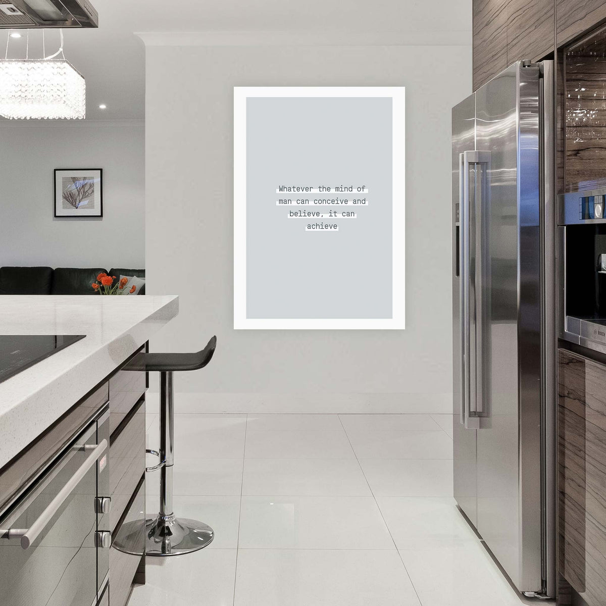 Whatever the mind of man can conceive and believe, it can achieve