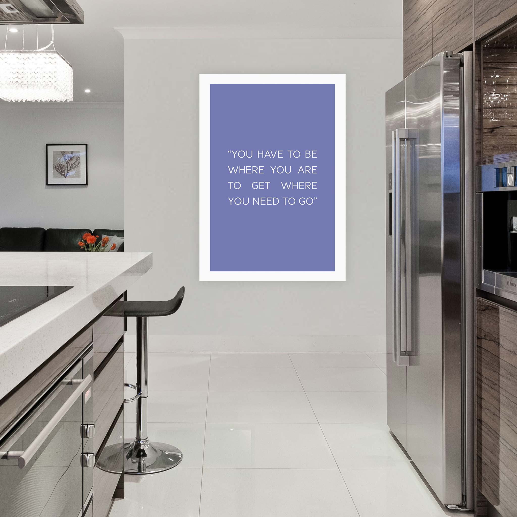 You have to be where you are to get where you need to go