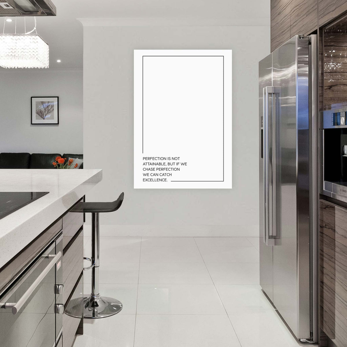 Perfection is not attainable, but if we chase perfection we can catch excellence