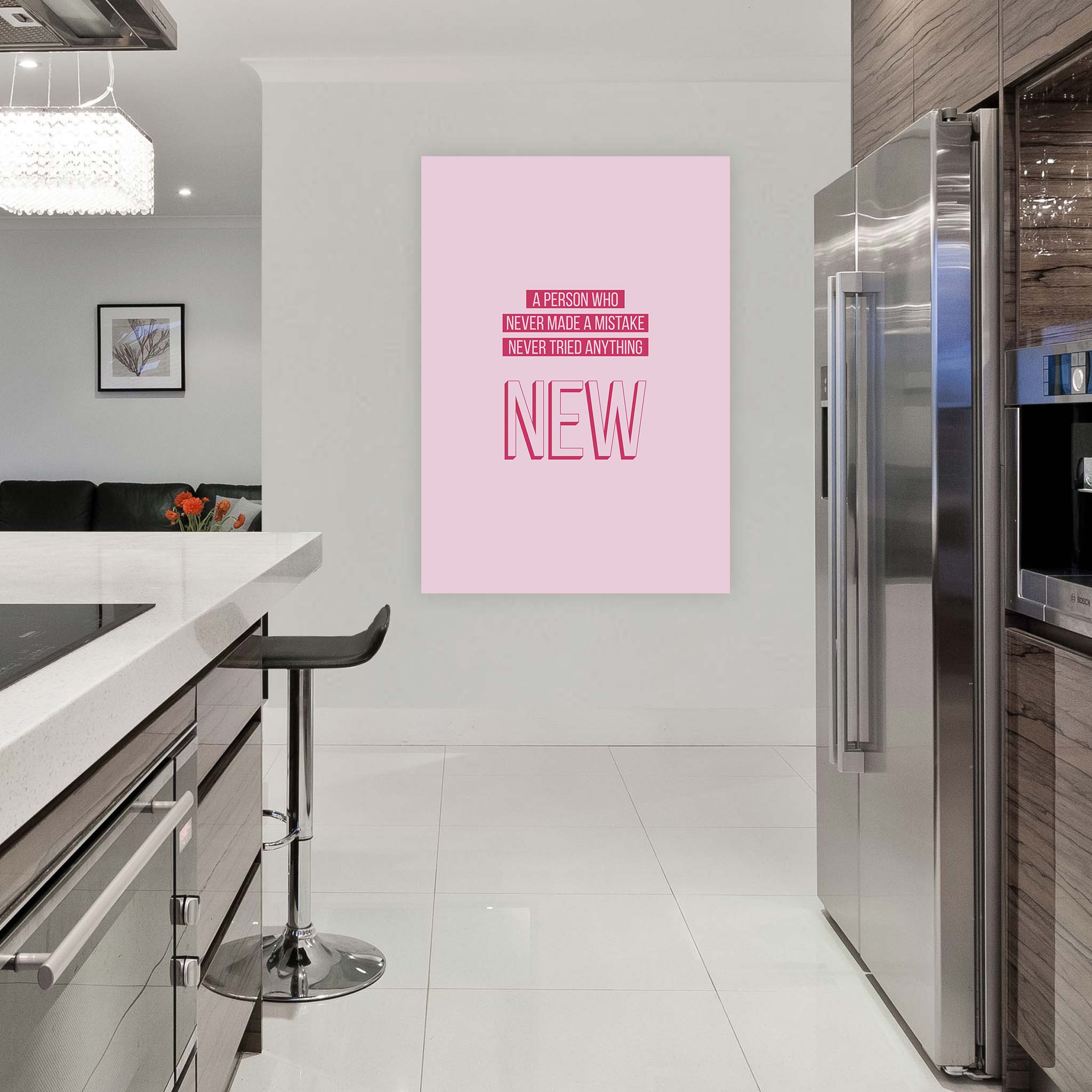 A person who never made a mistake never tried anything new