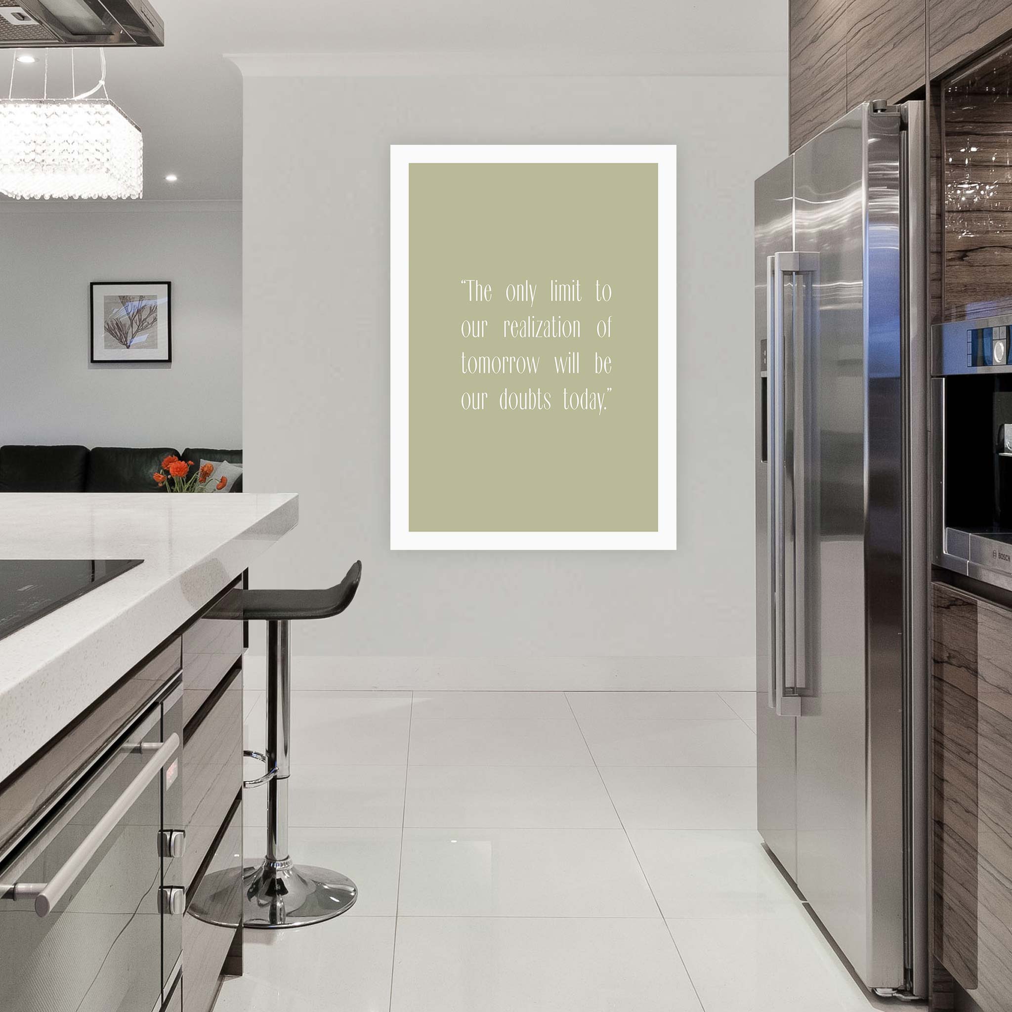 The only limit to our realization of tomorrow will be our doubts today.”