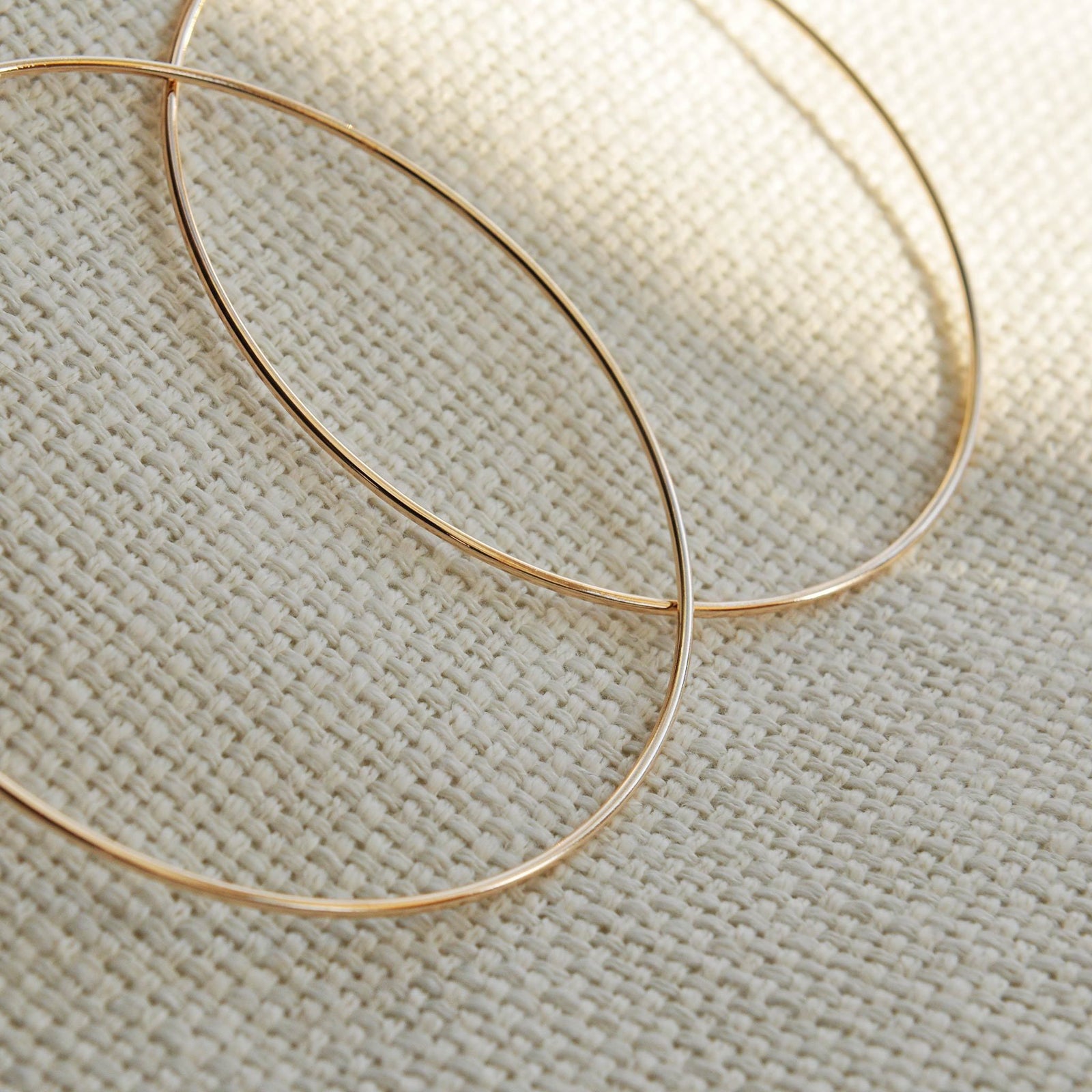 large gold  hoop earrings