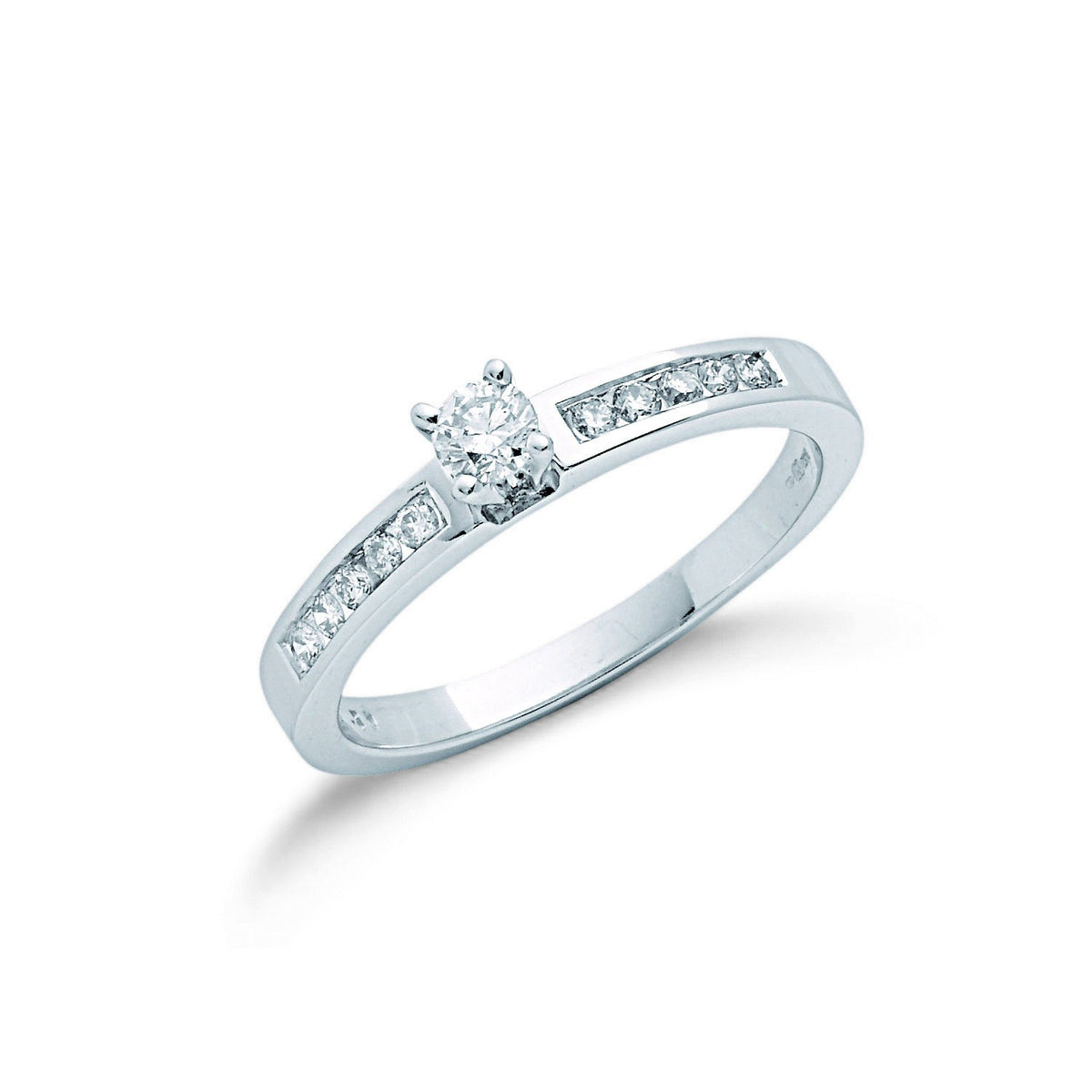 9ct White Gold 0.30ct Diamond Engagement Ring