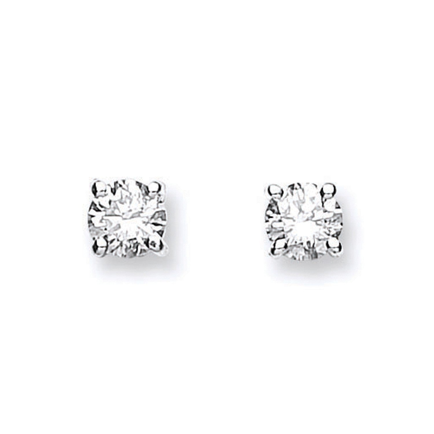 18ct Yellow Gold 0.60ctw Claw Set Diamond Stud Earrings