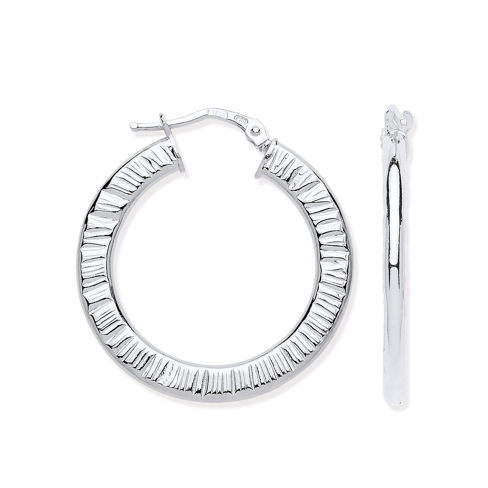 small silver hoops