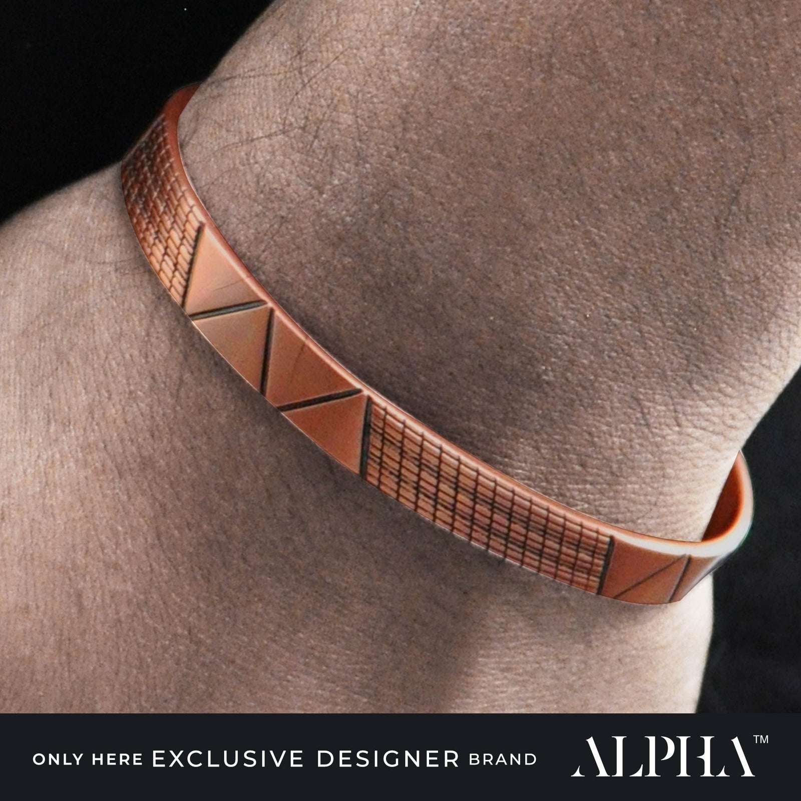 Clint copper magnetic bracelet  | ALPHA™ mens