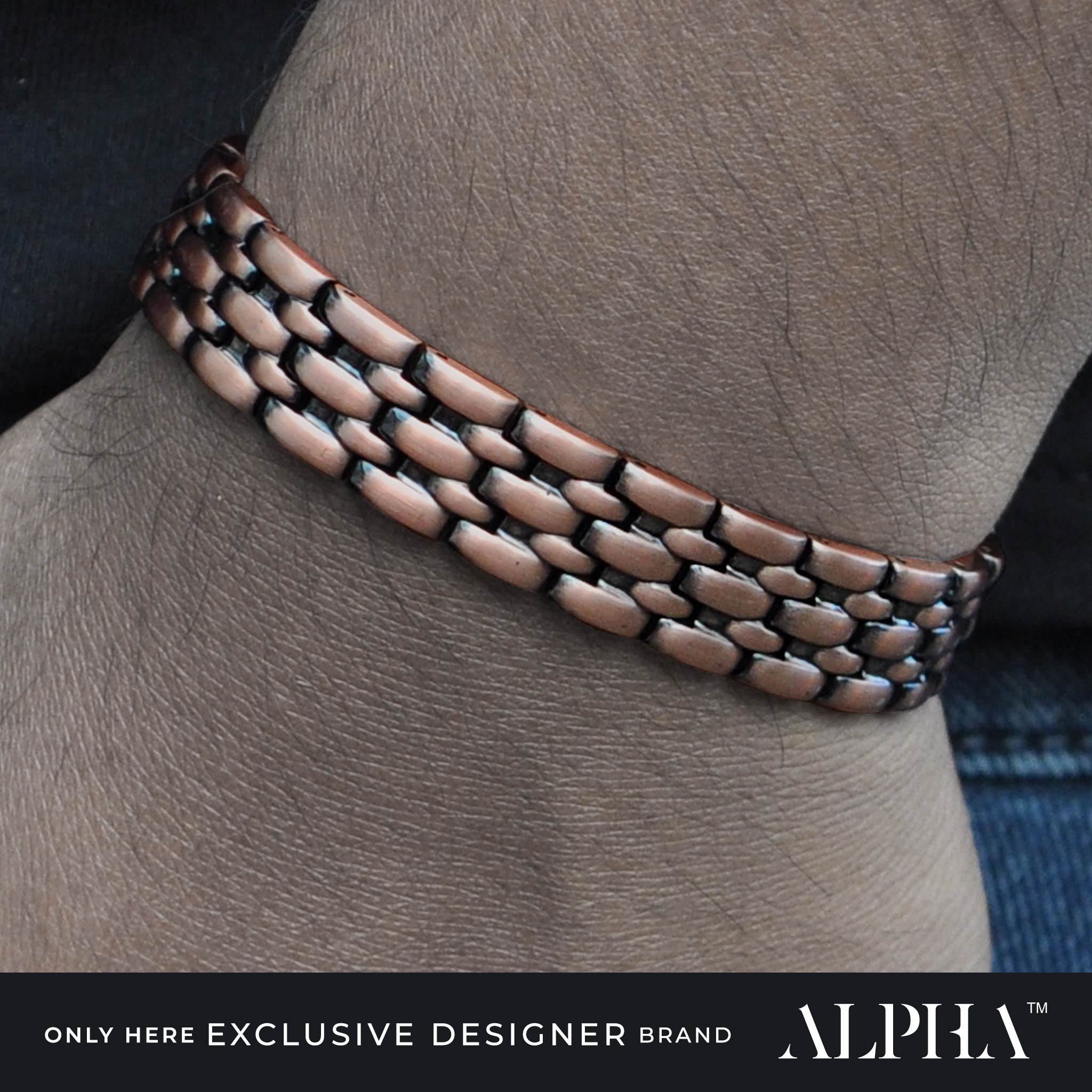 mens copper magnetic bracelets 