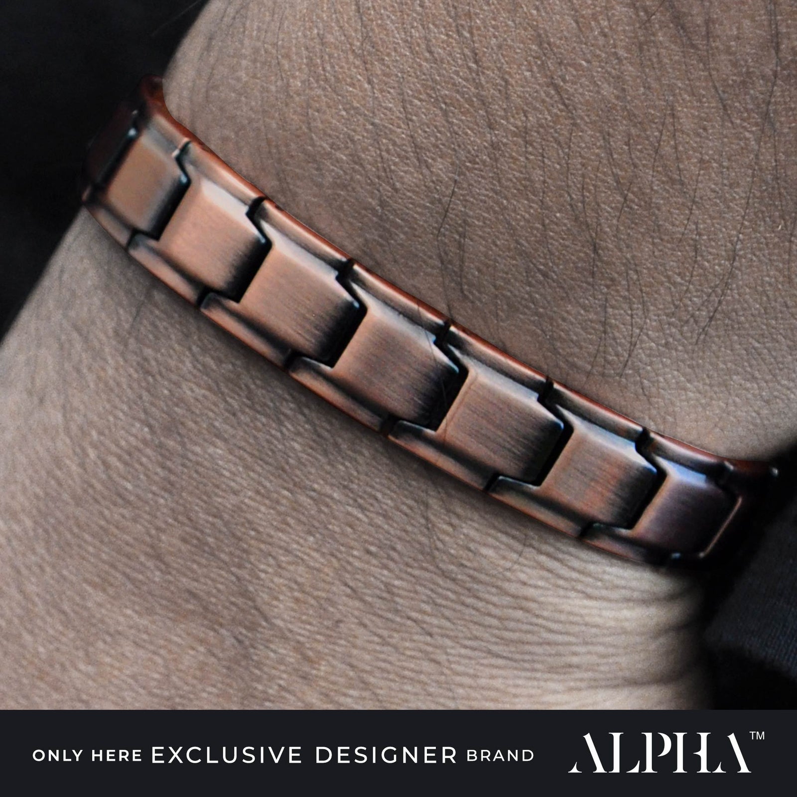 Sentient Magnetic Copper Bracelet | ALPHA™ mens