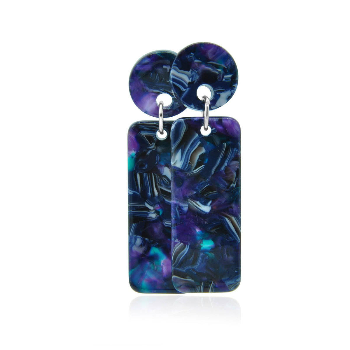 Mia galaxy geometric earrings-DEMI+CO Jewellery