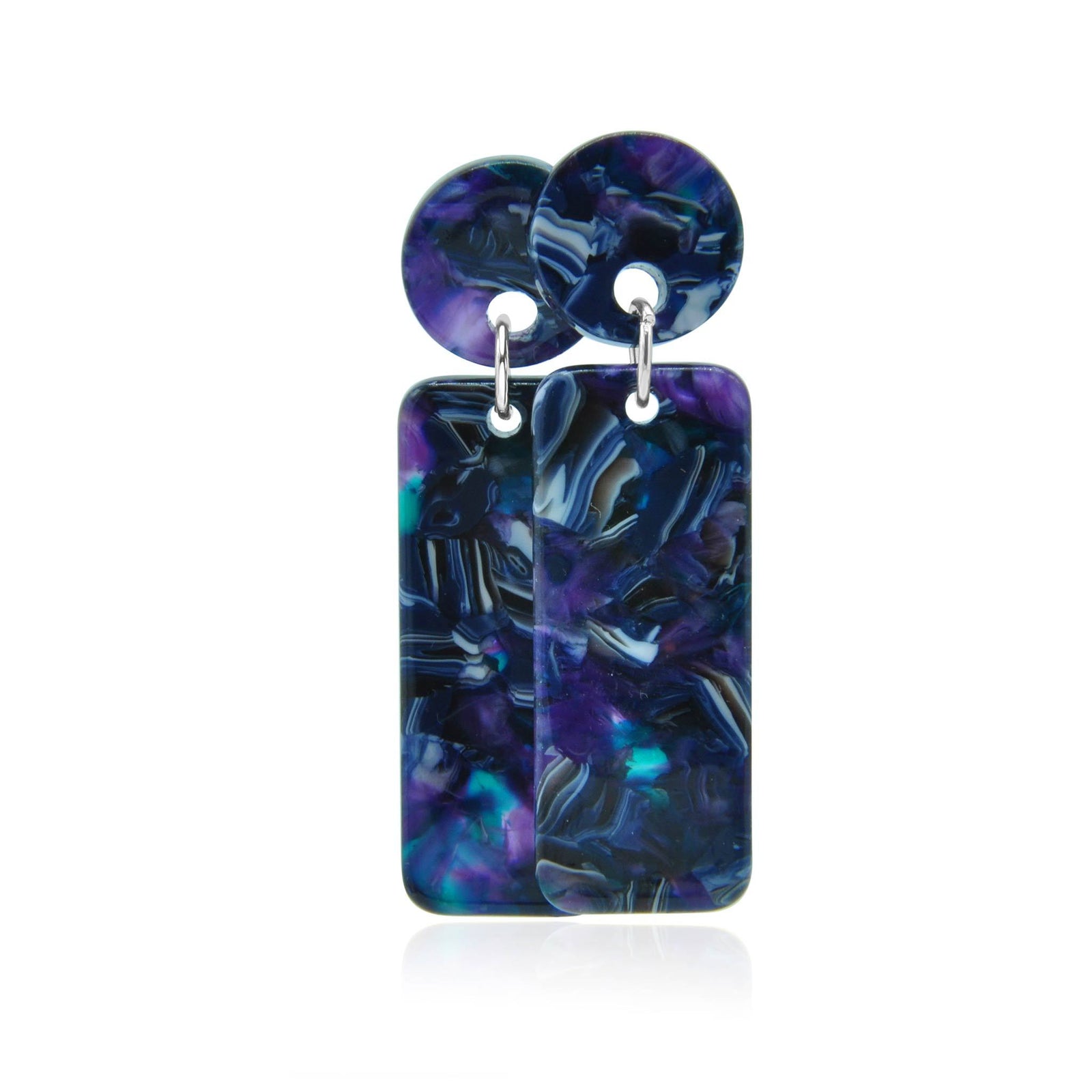 Mia galaxy geometric earrings-DEMI+CO Jewellery