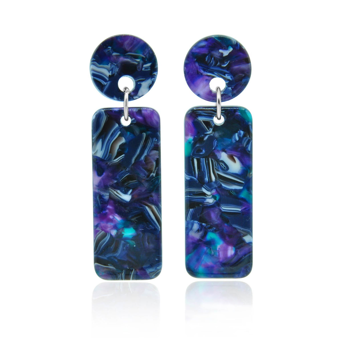 Mia galaxy geometric earrings-DEMI+CO Jewellery