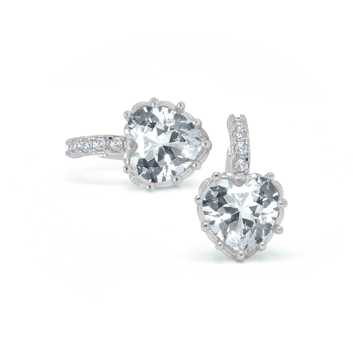 Mia Heartbreaker drop earrings-DEMI+CO Jewellery