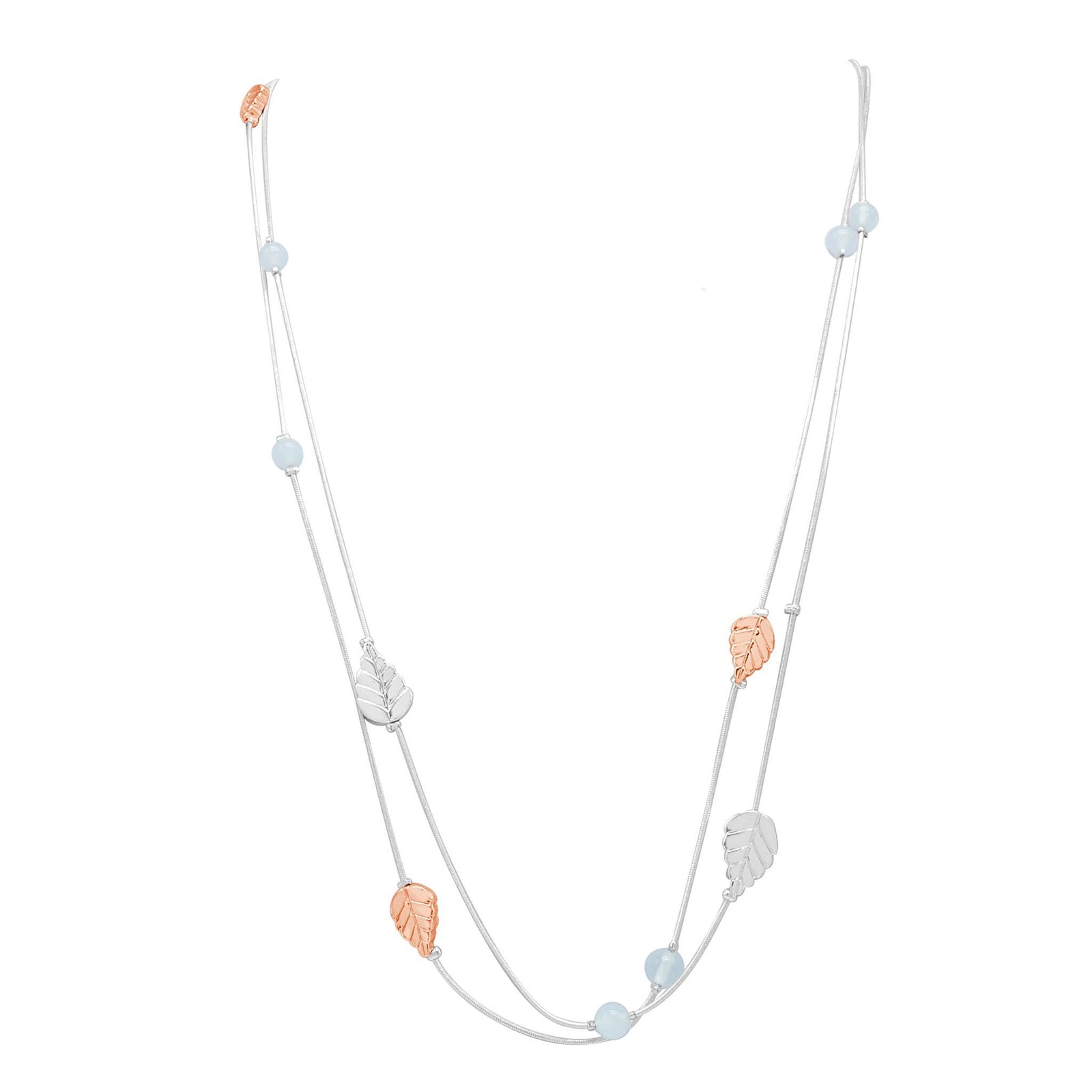 Natures embrace leaf necklace-DEMI+CO Jewellery