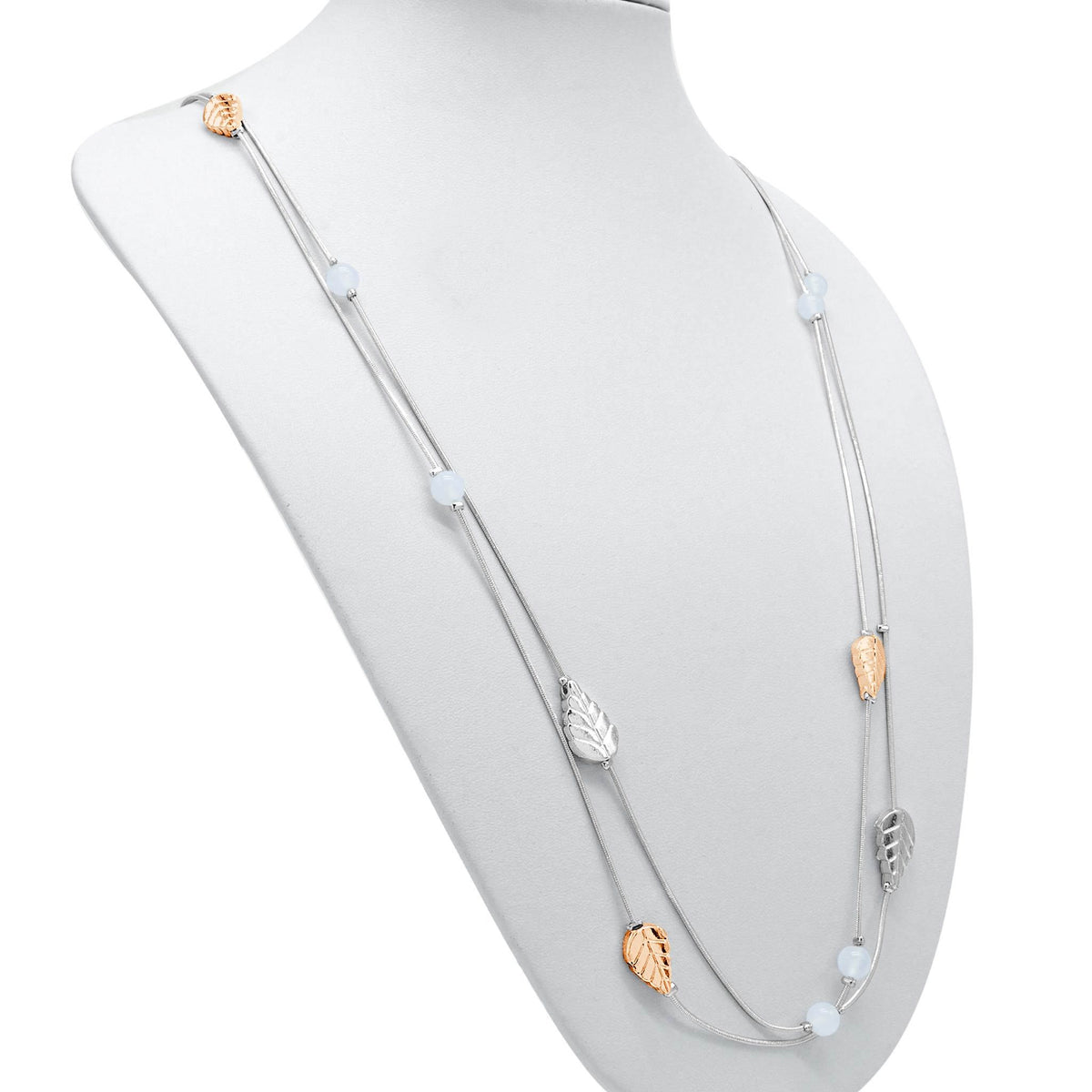 Natures embrace leaf necklace-DEMI+CO Jewellery