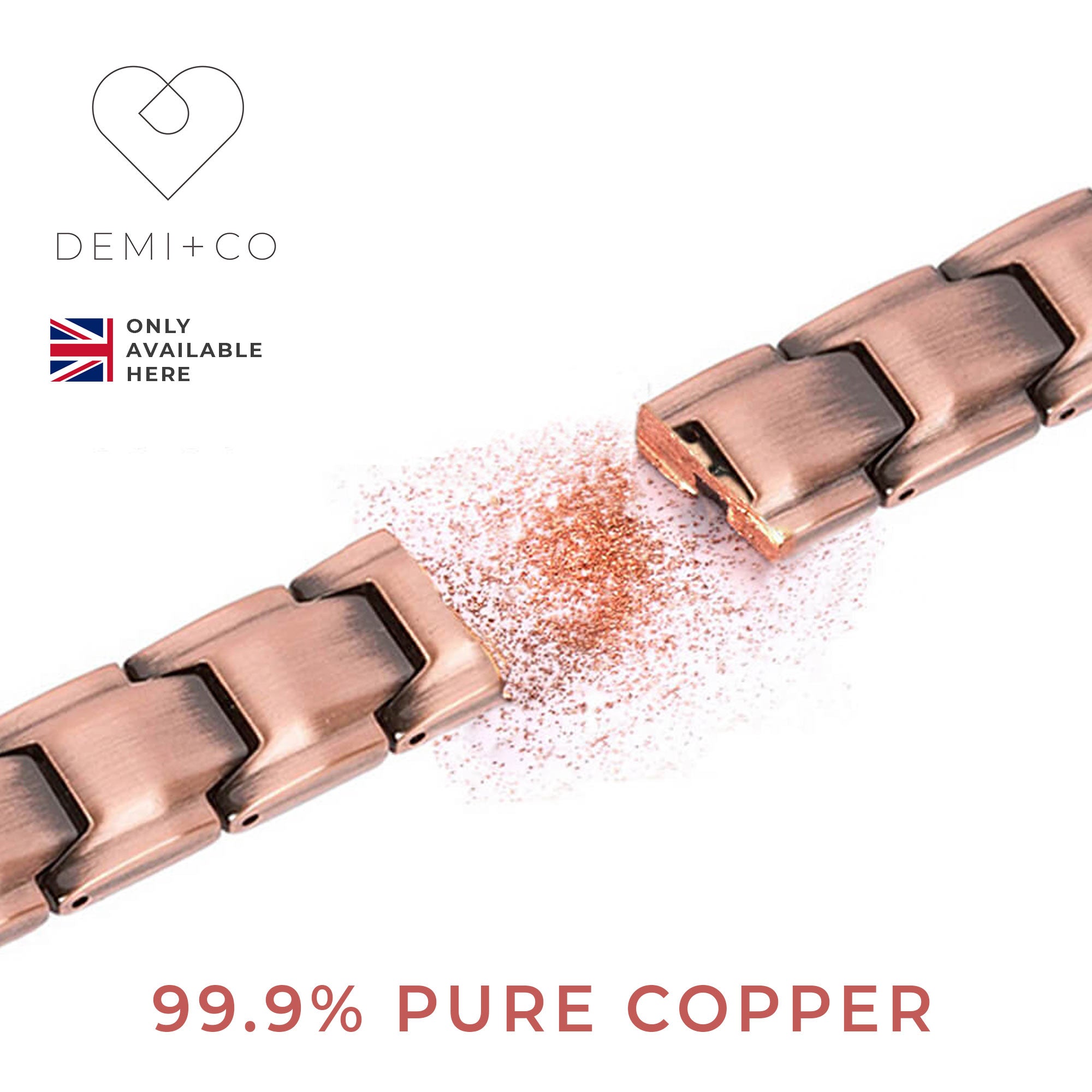 solid copper bracelet