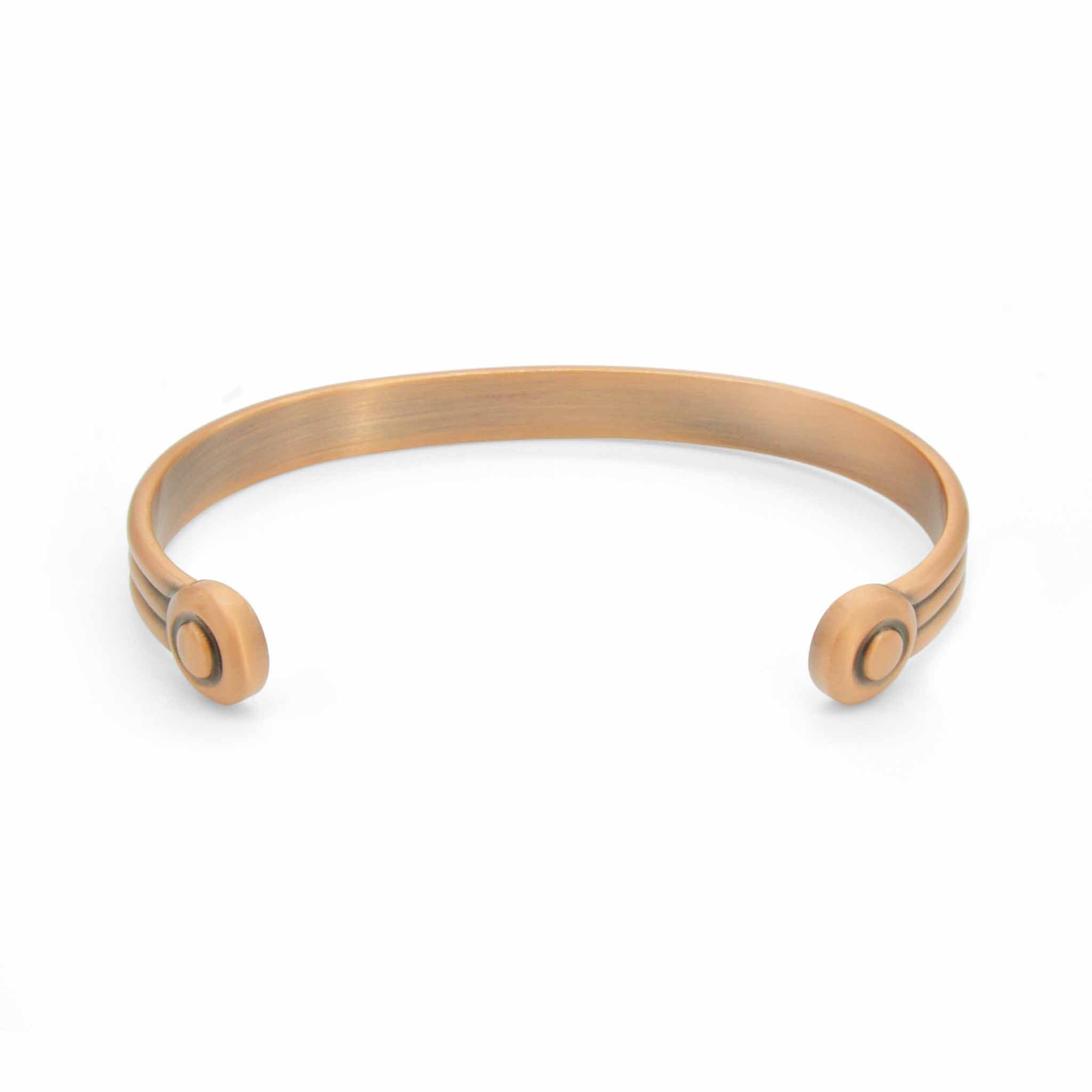 Saxon Magnetic Copper Bangle-DEMI+CO Jewellery