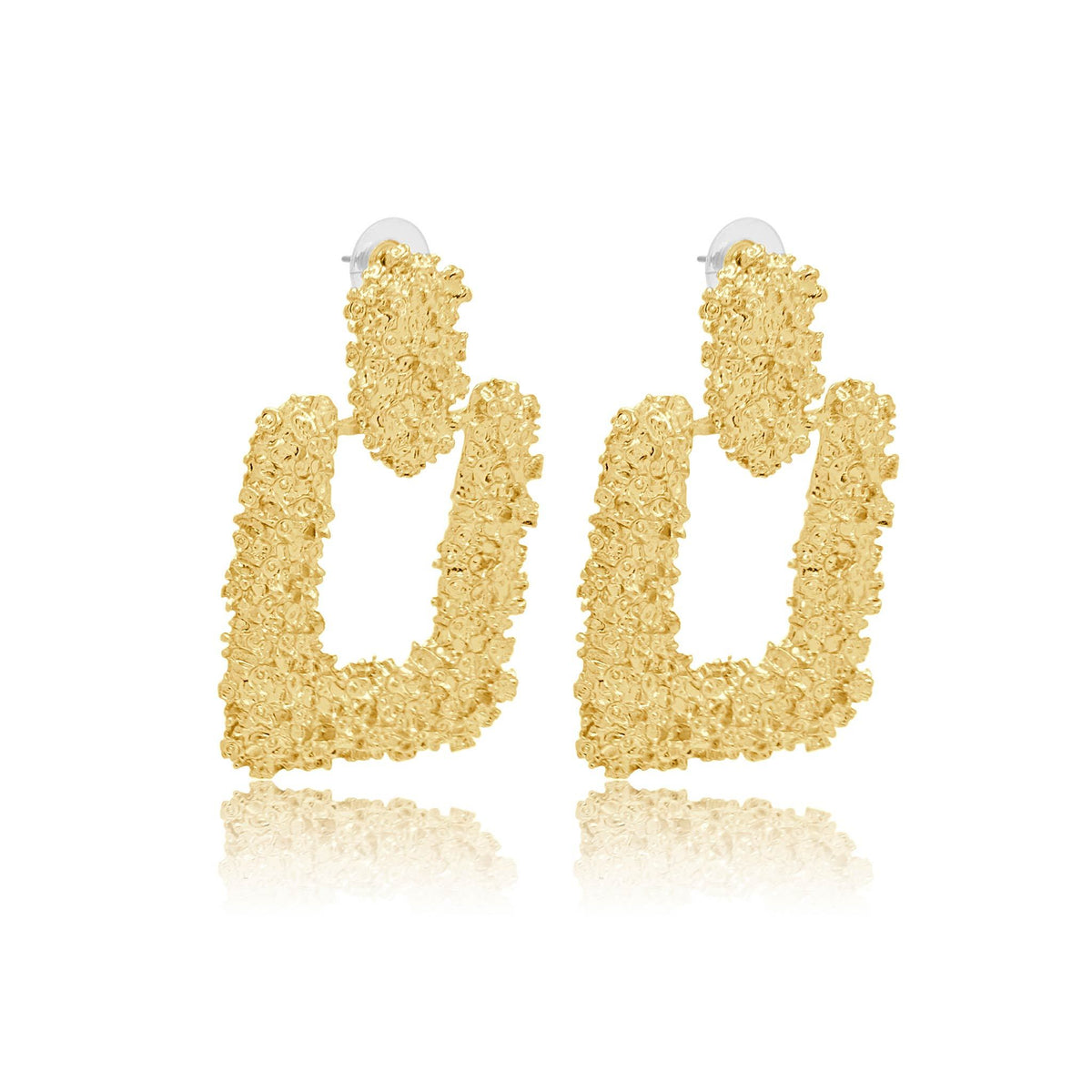 Serena textured earrings-DEMI+CO Jewellery