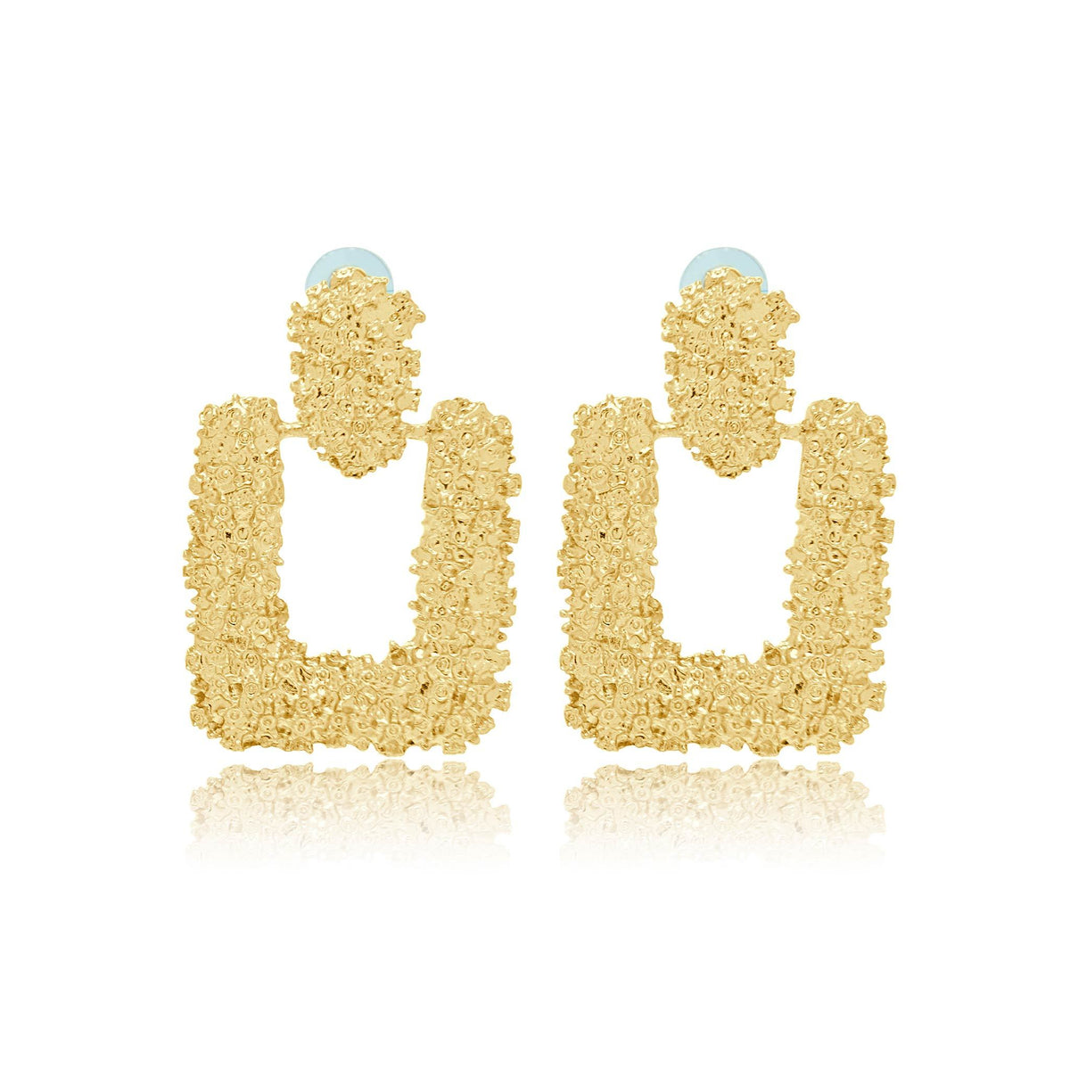 Serena textured earrings-DEMI+CO Jewellery